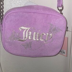 Juicy Couture Lavender Crossbody Bag, NWT